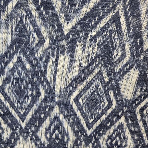 CJ Banks Womens Pullover Blouse Sheer Short Sleeve Blue Plus Size 3X - Picture 5 of 10